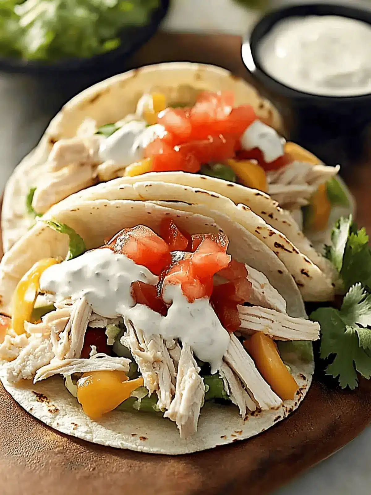 Ranch Chicken Tacos