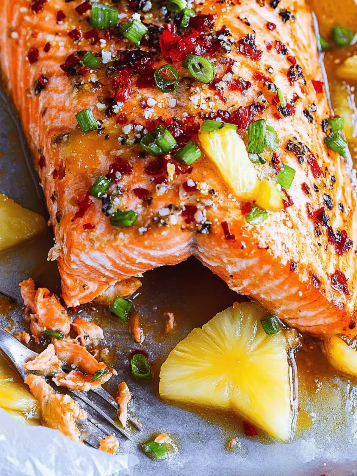 Baked Pineapple Salmon