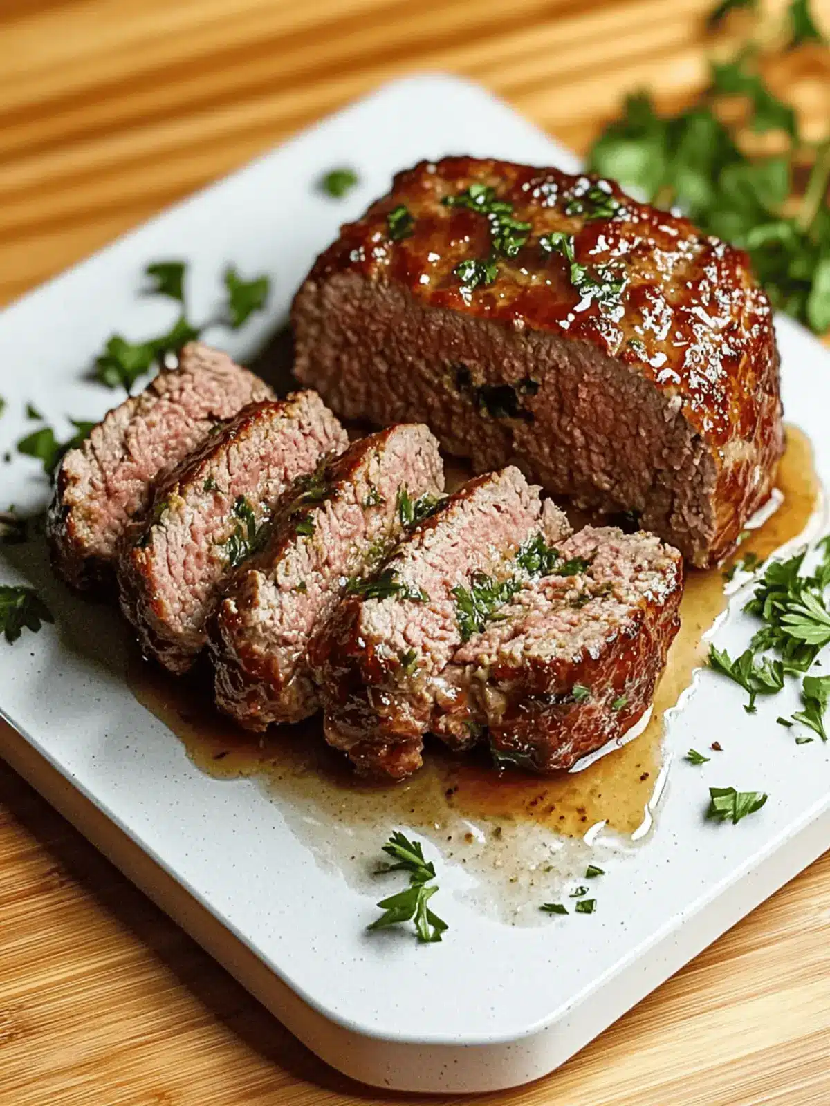 Crispy Glazed Air Fryer Meatloaf Delight