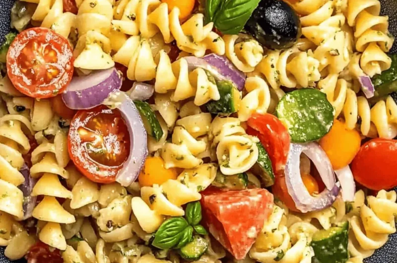 Quick and Easy Vegan Pasta Salad