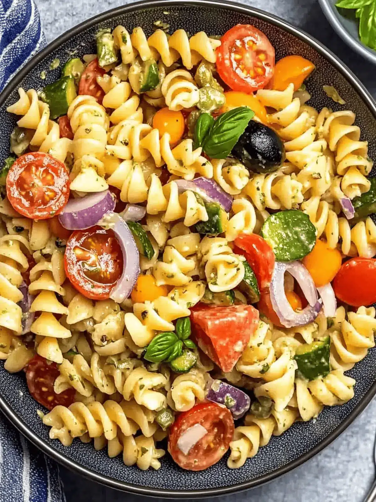 Quick and Easy Vegan Pasta Salad