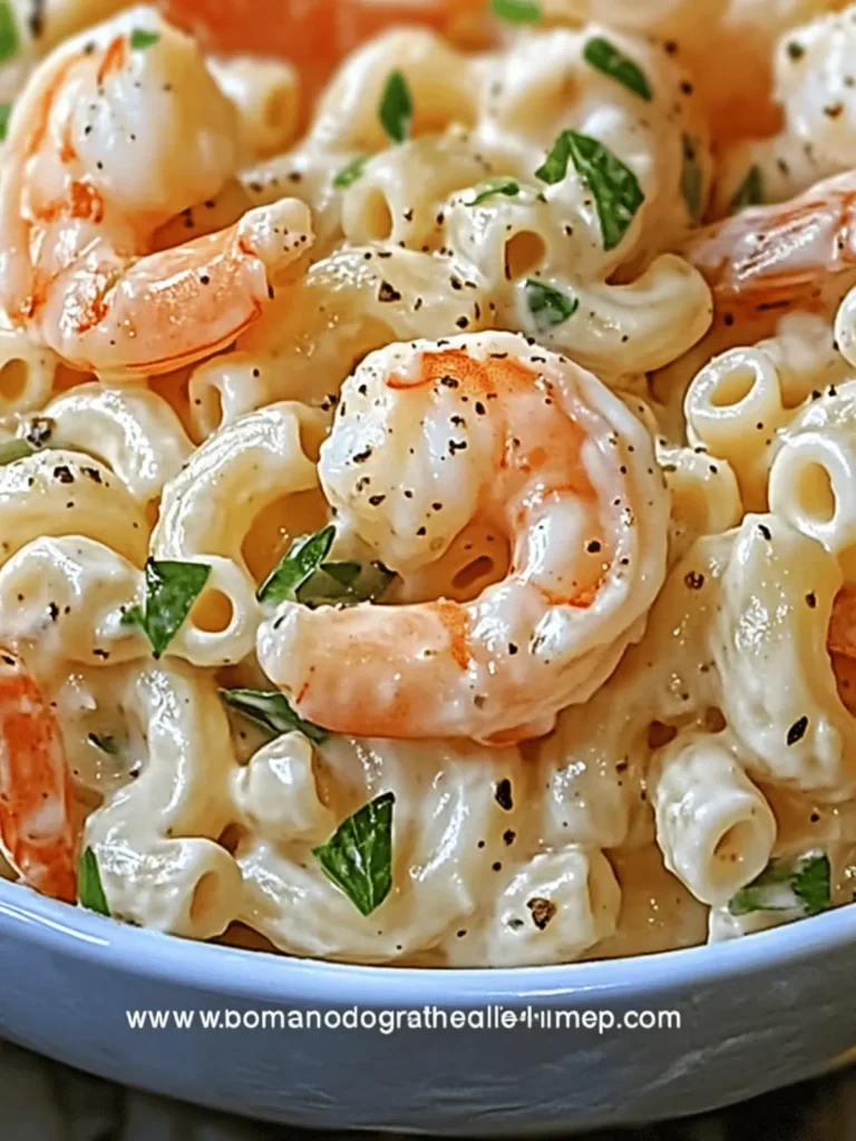 Delicious Shrimp Macaroni Salad for Your Summer Picnics 2 Shrimp Macaroni Salad