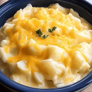 Easy Slow Cooker Cheesy Potatoes