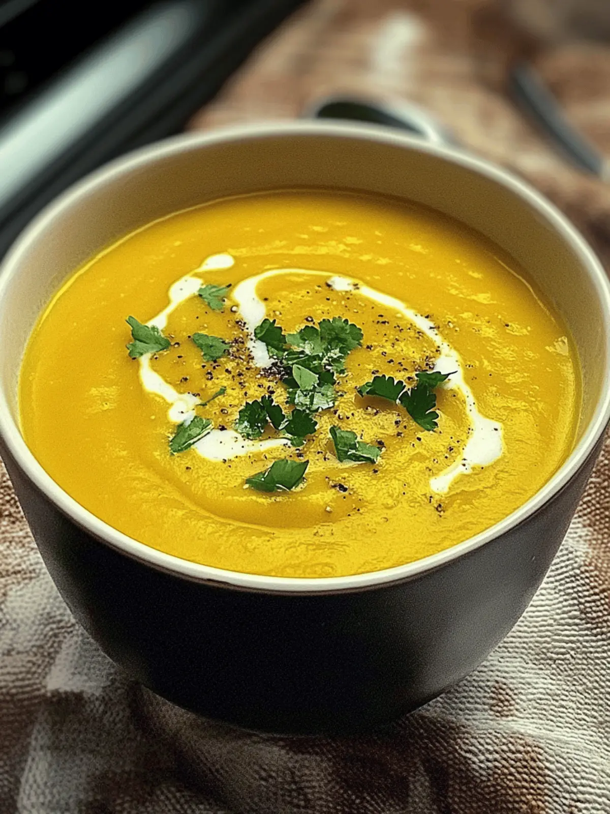 Curried Butternut Squash Soup