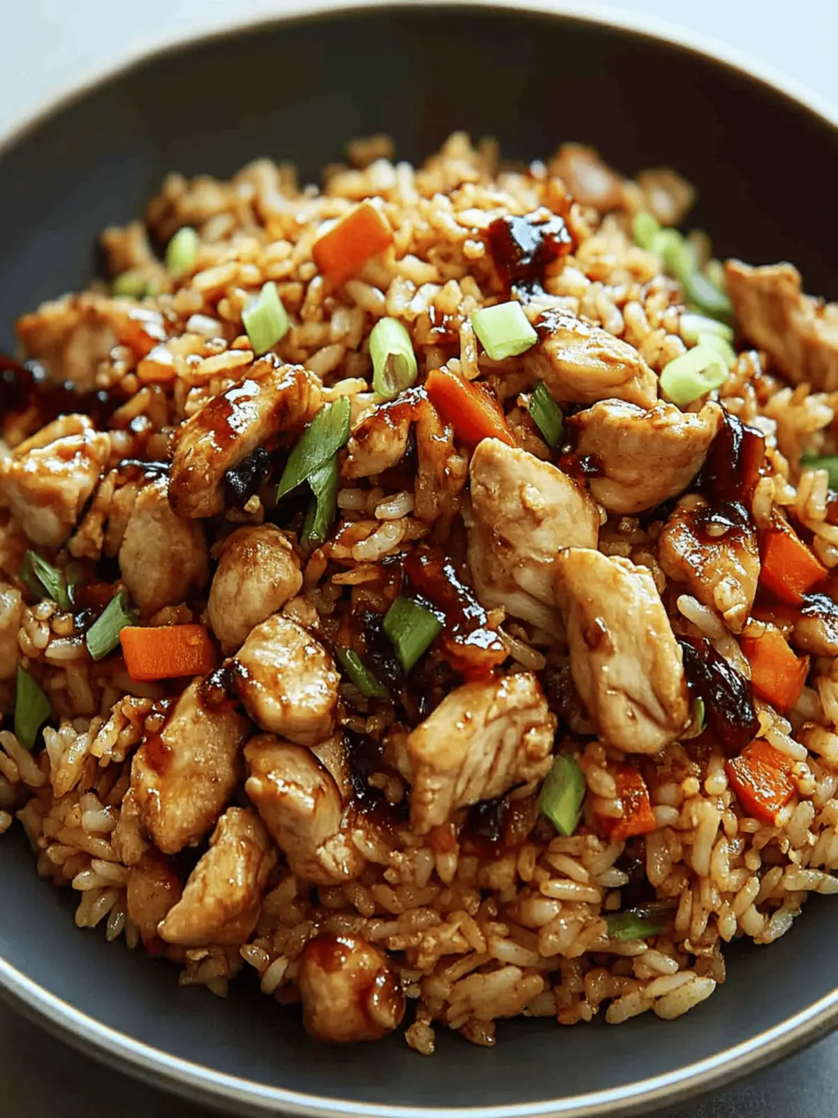Japanese BBQ Chicken Fried Rice