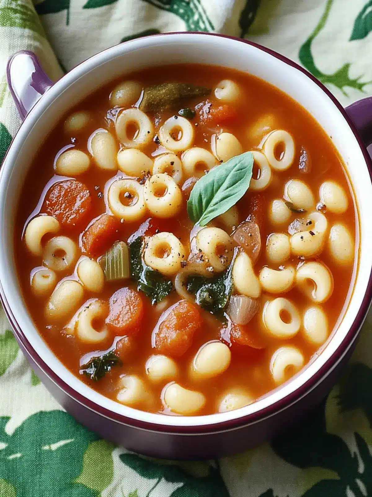 Slow Cooker Pasta Fagioli Soup