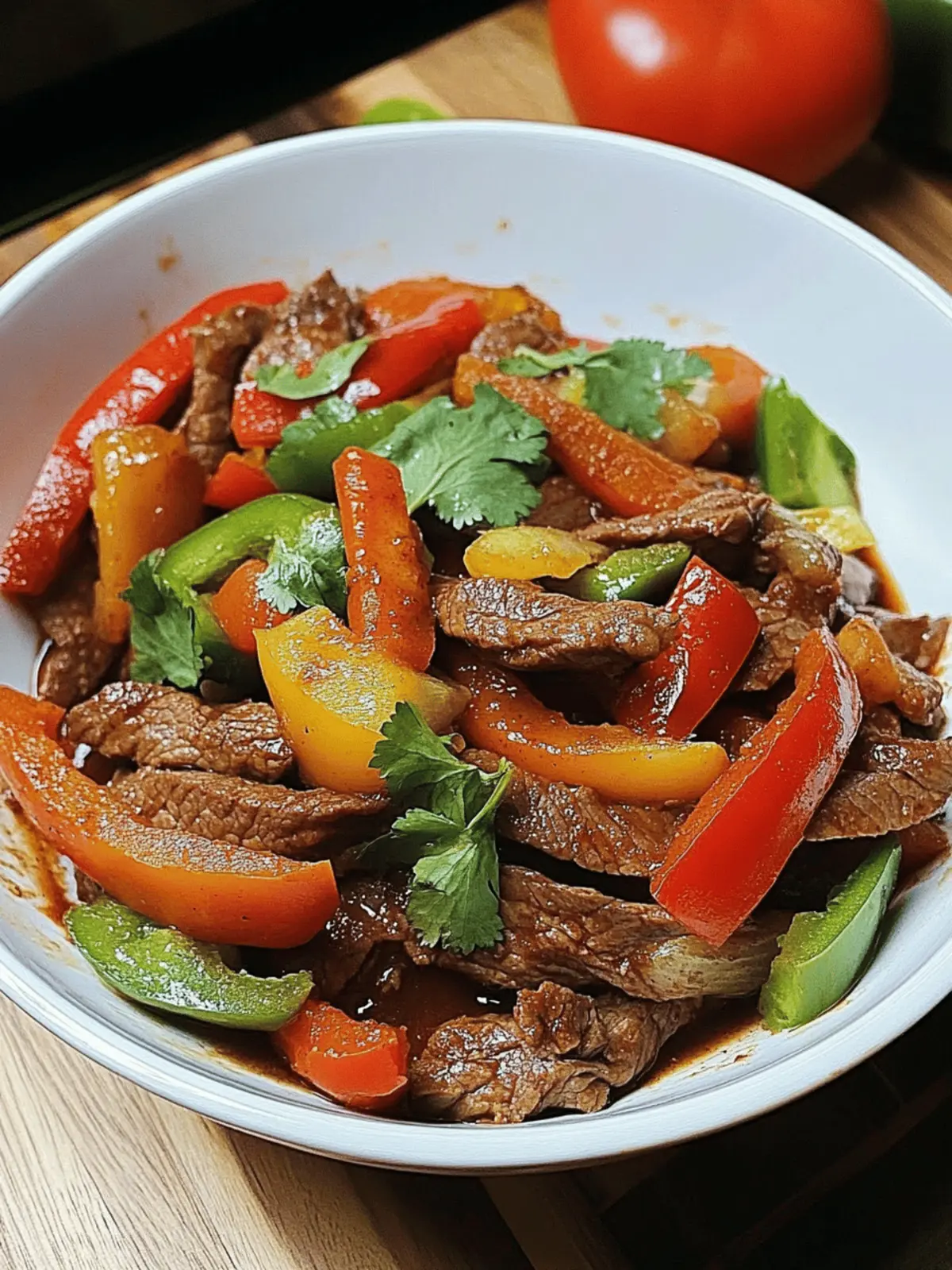 Slow Cooker Steak Fajitas