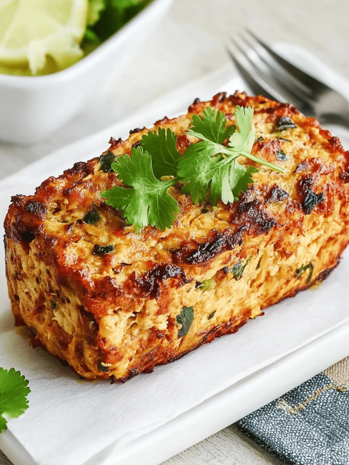 Tasty Thai Chicken Meatloaf