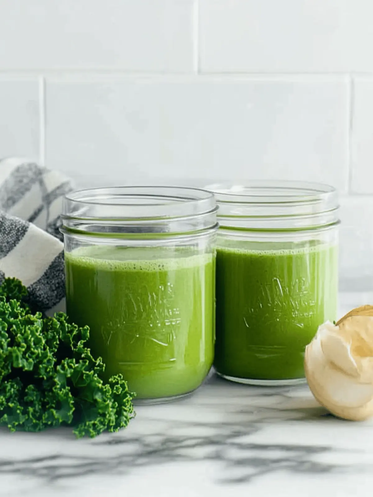 Energizing Kale Smoothie with Peach for a Fresh Start 2 Kale Smoothie