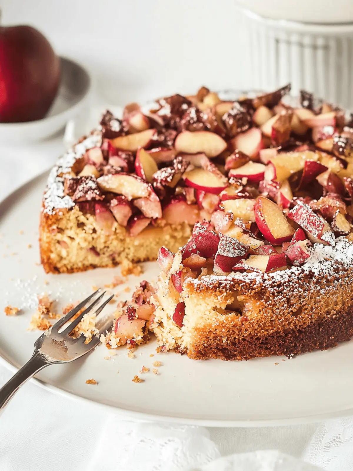 Apple and Rhubarb Cake