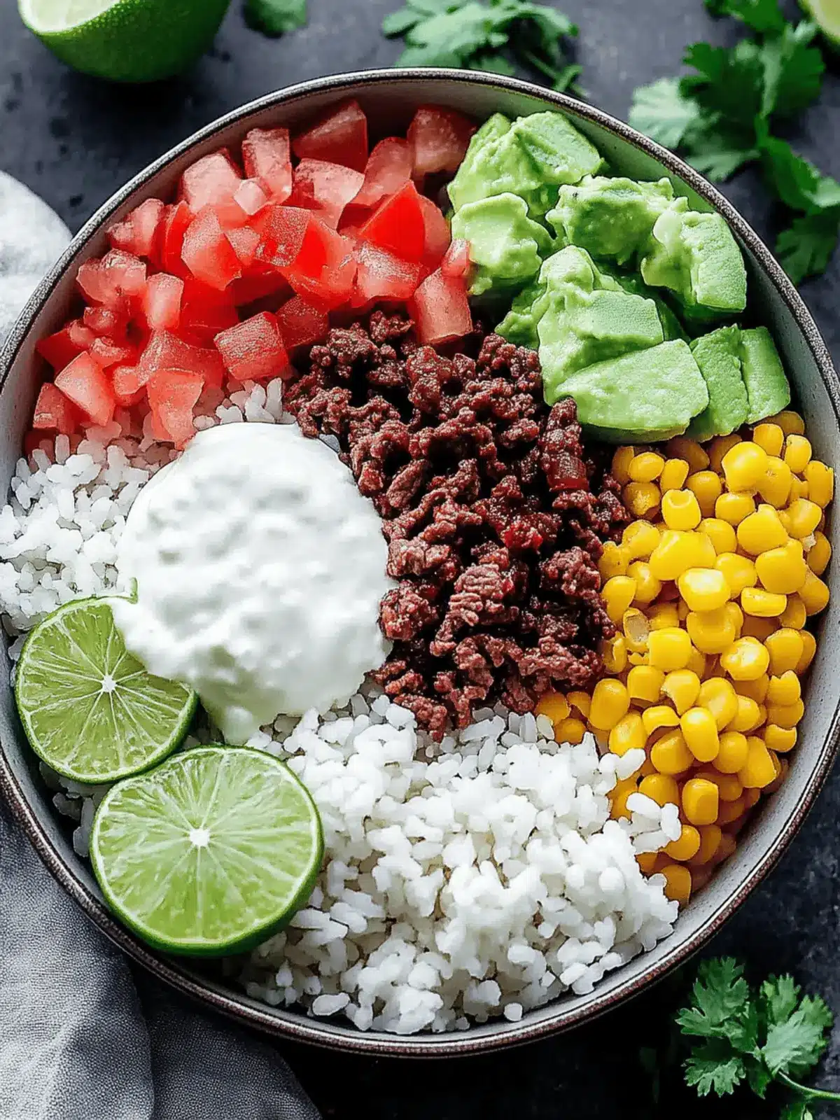 Savory Beef Burrito Bowl: Quick, Customizable Comfort Food 5 Beef Burrito Bowl
