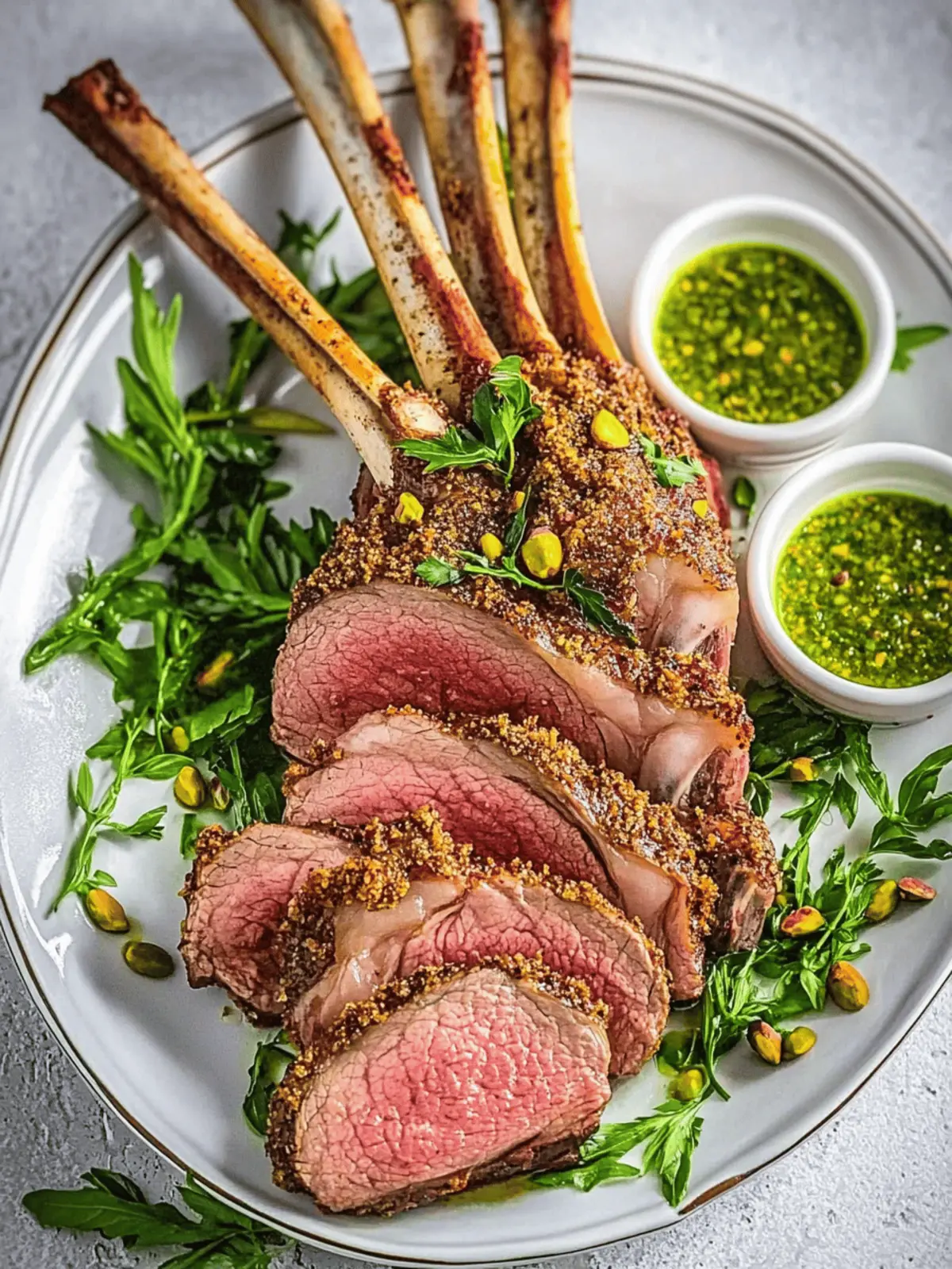 Pistachio Crusted Rack of Lamb Recipe