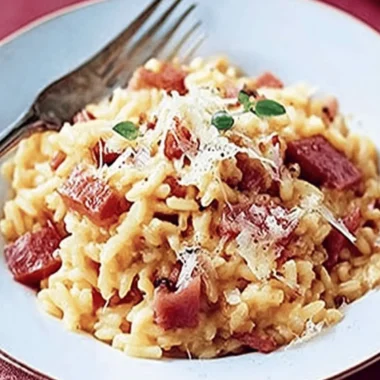 Oven-baked risotto