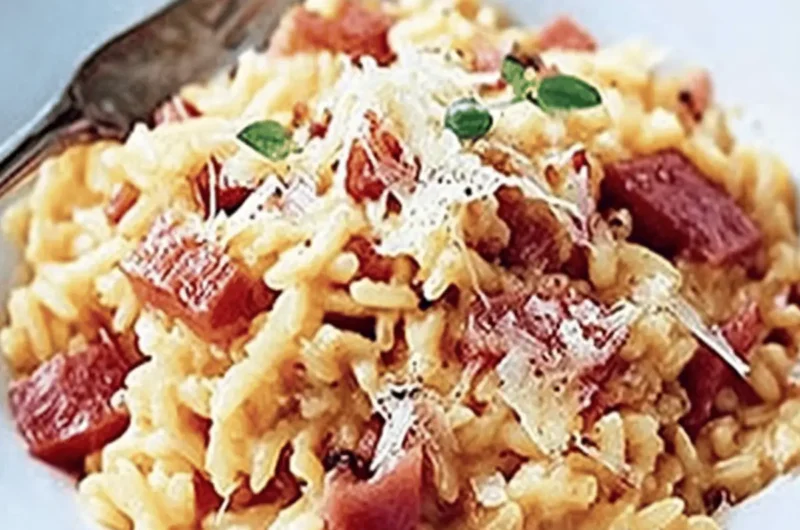 Oven-baked risotto