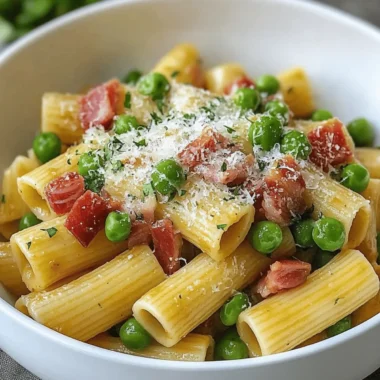 Pancetta Primavera Rigatoni