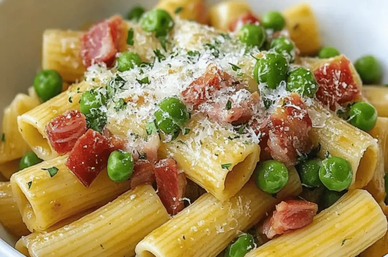 Pancetta Primavera Rigatoni