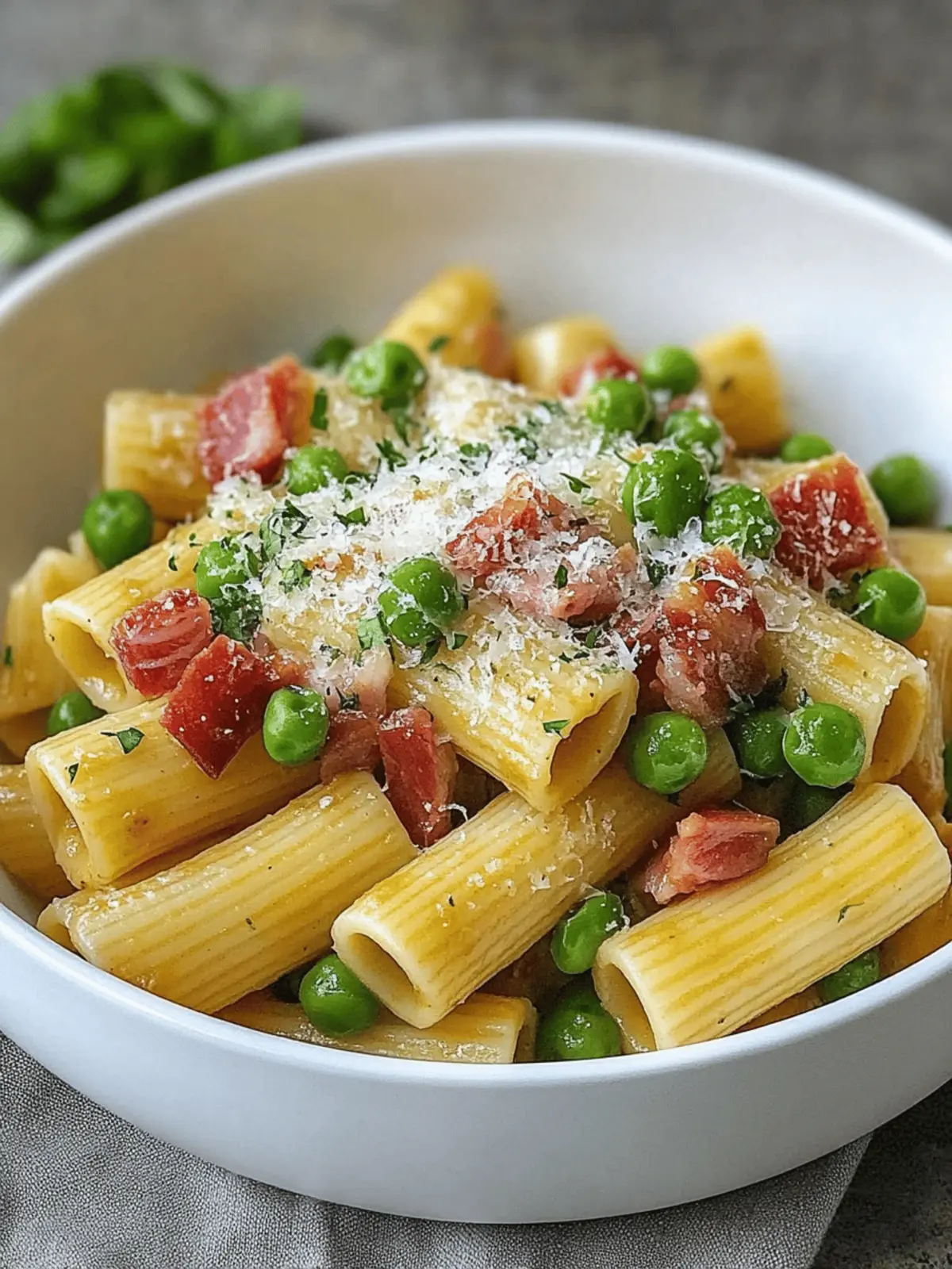 Pancetta Primavera Rigatoni
