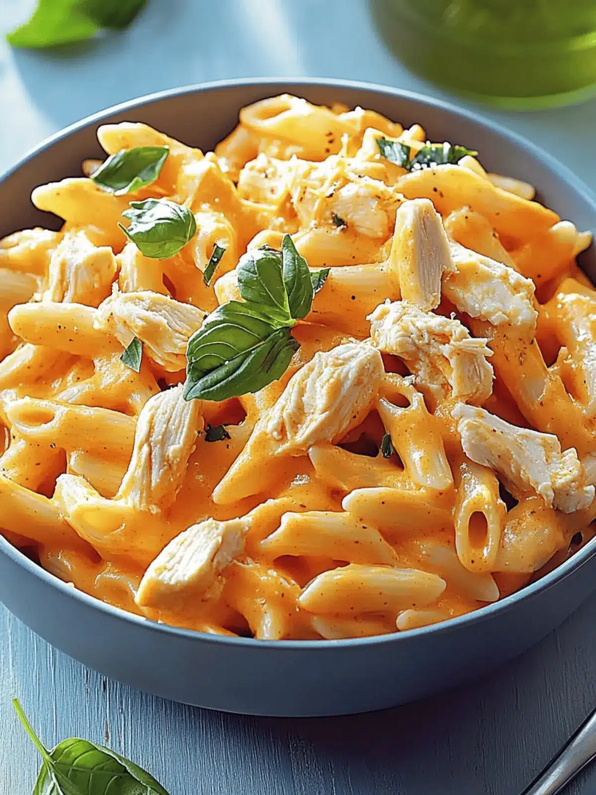 Creamy Buffalo Chicken Pasta with Cheddar and a Kick