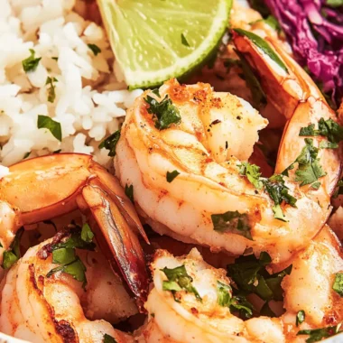 Coconut Lime Shrimp Bowls