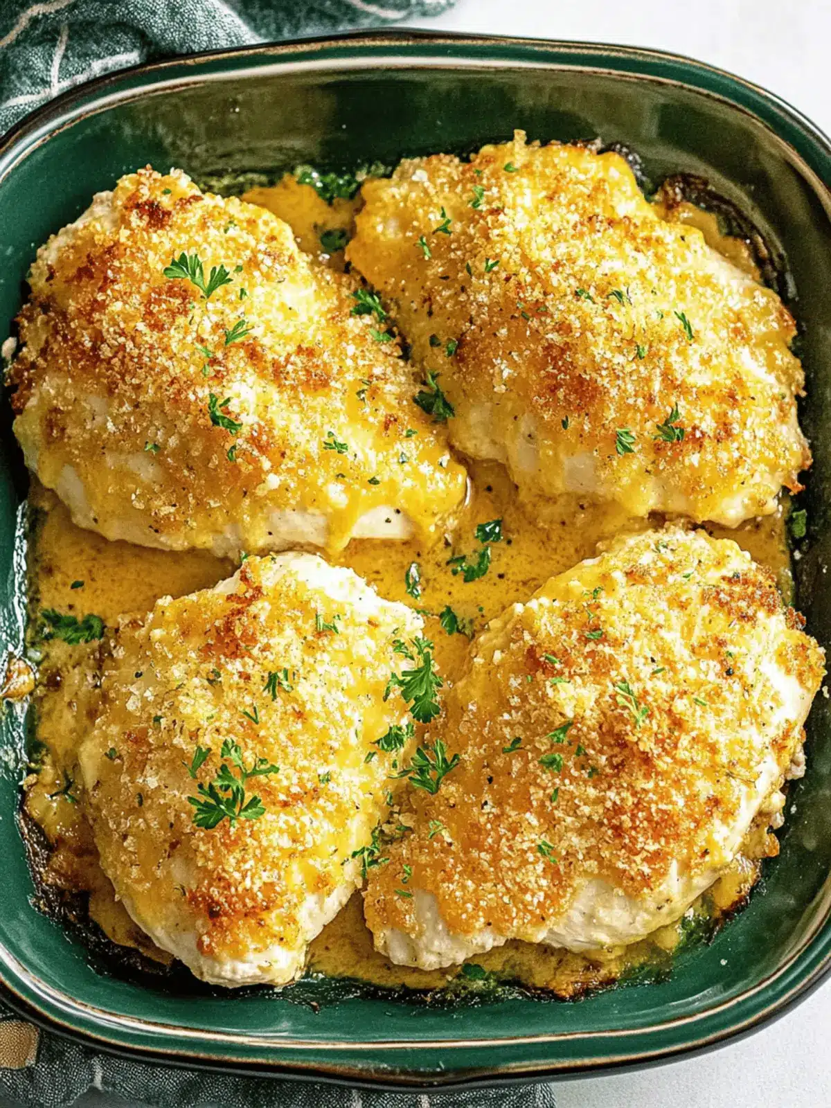 Baked Cheesy Chicken Breasts - Family Food on the Table