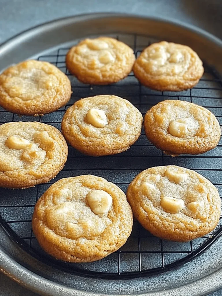 Delicious Banana Bread Cookies: Soft, Chewy, and Irresistible 3 Banana Bread Cookies