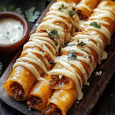 Cheese-Stuffed Taco Rolls with a Crispy Finish