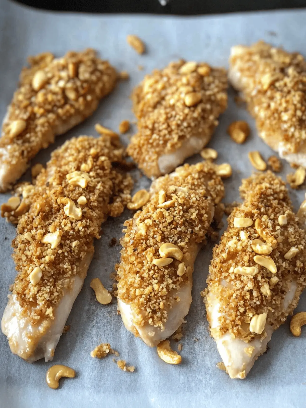 Whole 30 Cashew Crusted Chicken