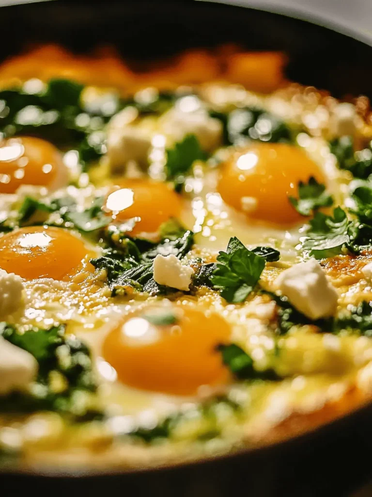 Green Eggs, No Ham: Flavor-Packed Baked Eggs with Spinach 4 Green Eggs, No Ham: Baked Eggs with Spinach, Leeks & Feta