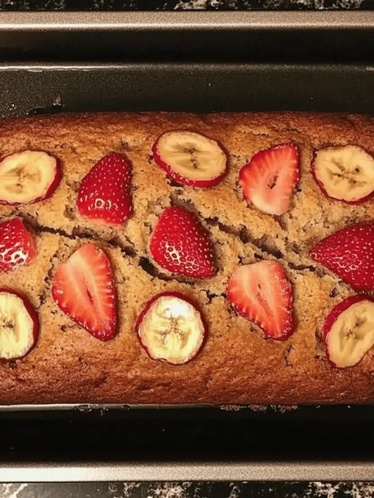 Strawberry Banana Bread