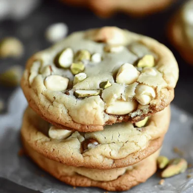 Pistachio & White Chocolate Chip Cookies [27 Minutes]
