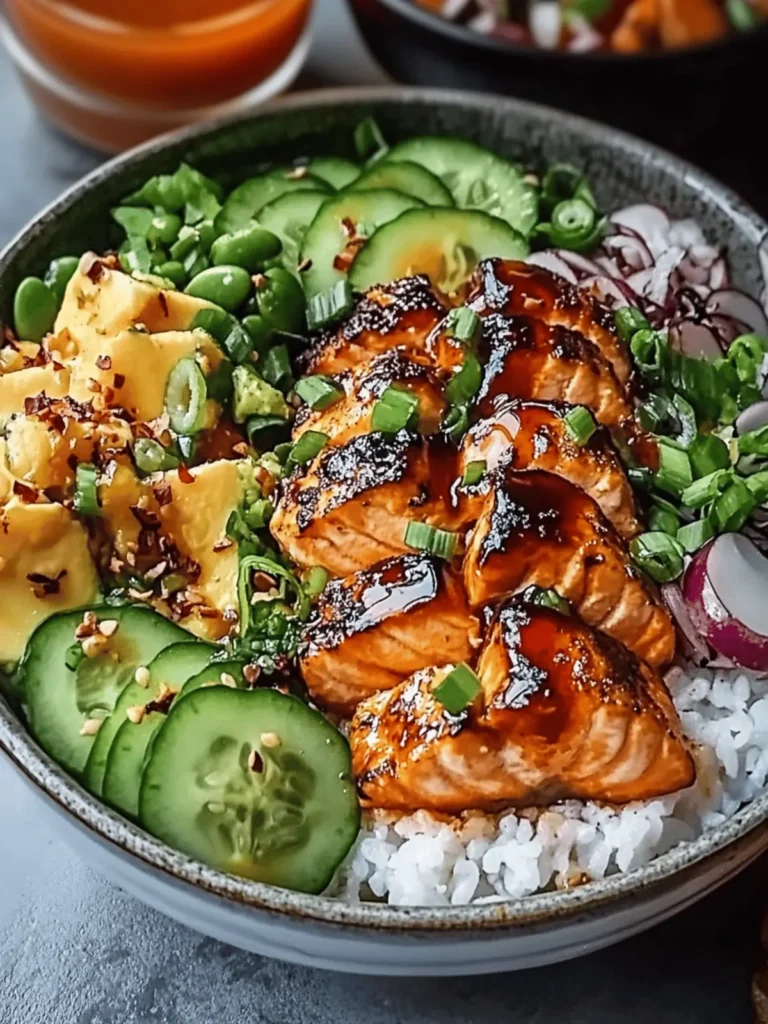 Sriracha Honey Salmon Bowls: A Go-To 20-Minute Dinner Delight 3 Sriracha Honey Salmon Bowls