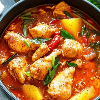 Easy Dakdoritang (Spicy Korean Chicken Stew)