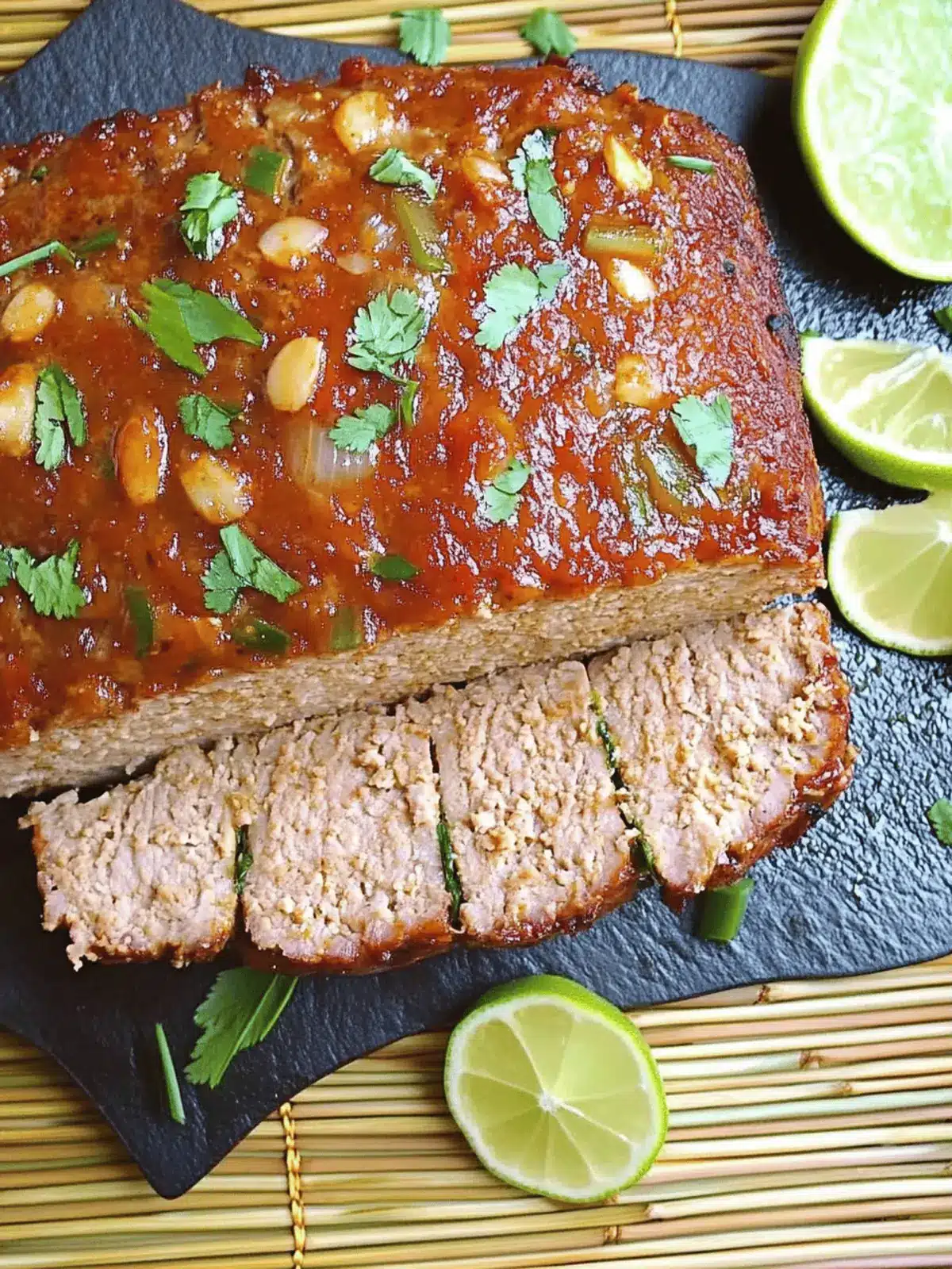Spicy Thai Turkey Meatloaf