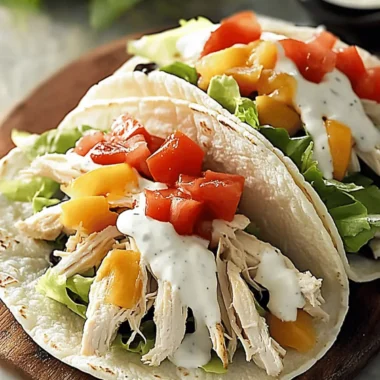 Ranch Chicken Tacos