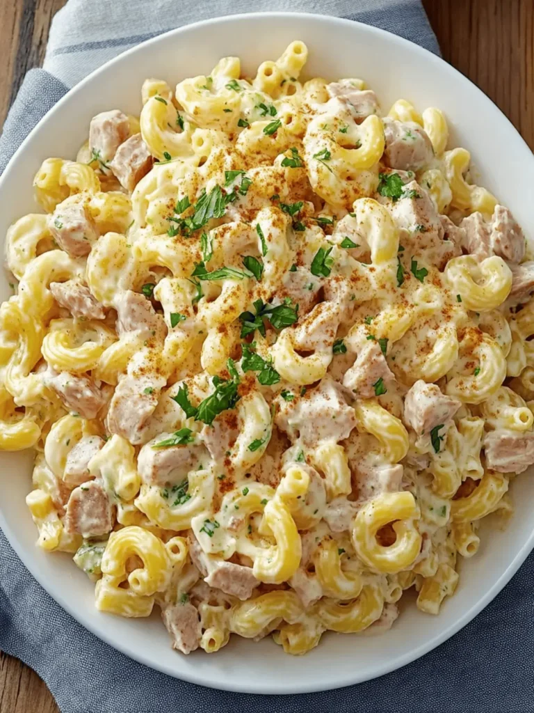 Easy Tuna Macaroni Salad Recipe: Make-Ahead Magic! 3 Tuna Macaroni Salad Recipe: Easy & Make-Ahead Friendly