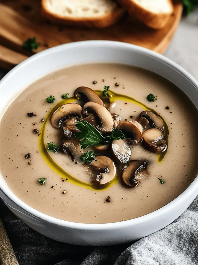 Creamy Mushroom Soup: Elevate Comfort Food with Earthy Goodness 4 Creamy Mushroom Soup