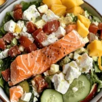 Delicious Salmon Cobb Salad
