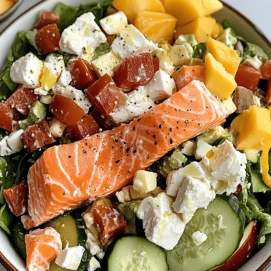 Delicious Salmon Cobb Salad to Brighten Your Lunch Routine 9 Delicious Salmon Cobb Salad