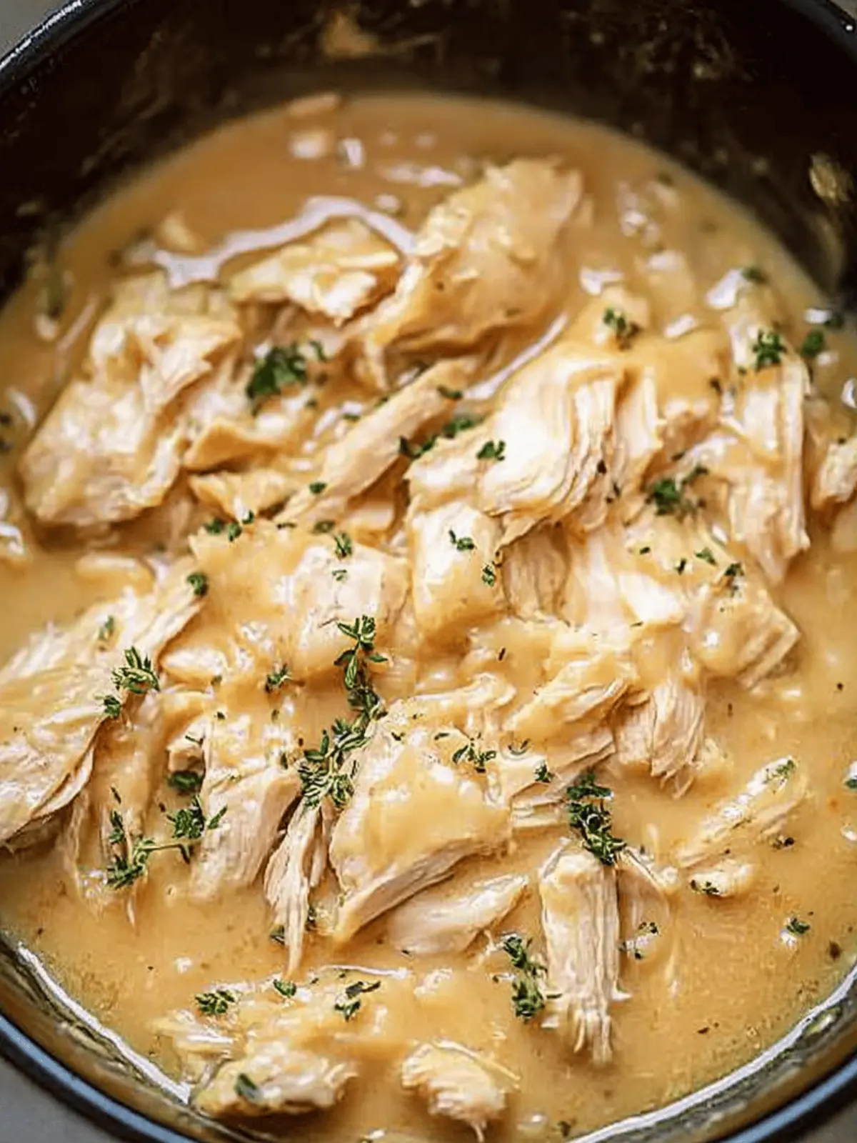Crockpot Chicken & Gravy