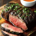 Grilled Beef Tenderloin Roast Recipe with a Fresh Herb Crust
