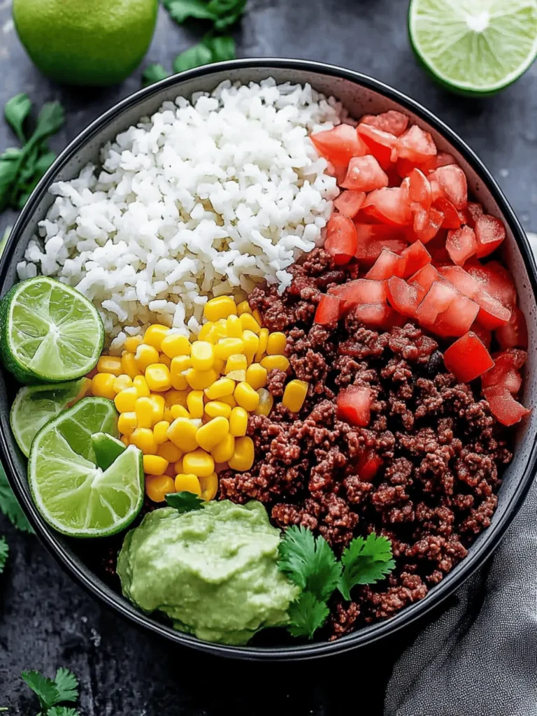 Savory Beef Burrito Bowl: Quick, Customizable Comfort Food 3 Beef Burrito Bowl