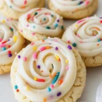 Crumbl Birthday Cake Cookie Copycat