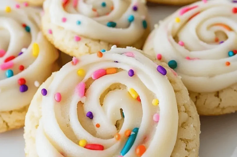 Crumbl Birthday Cake Cookie Copycat
