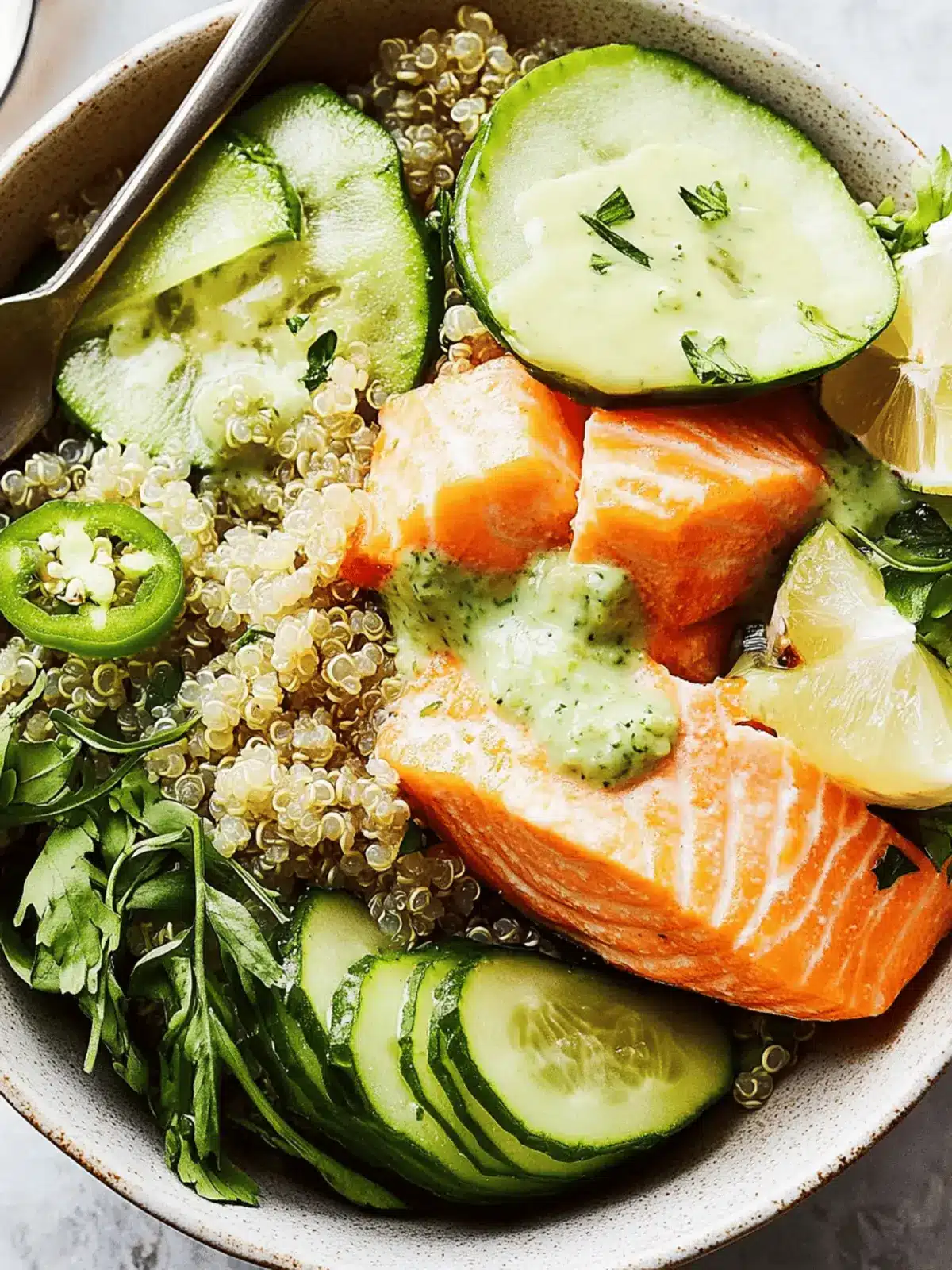 Salmon Quinoa Bowl