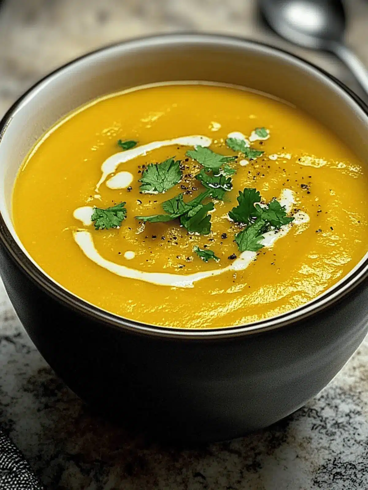 Curried Butternut Squash Soup