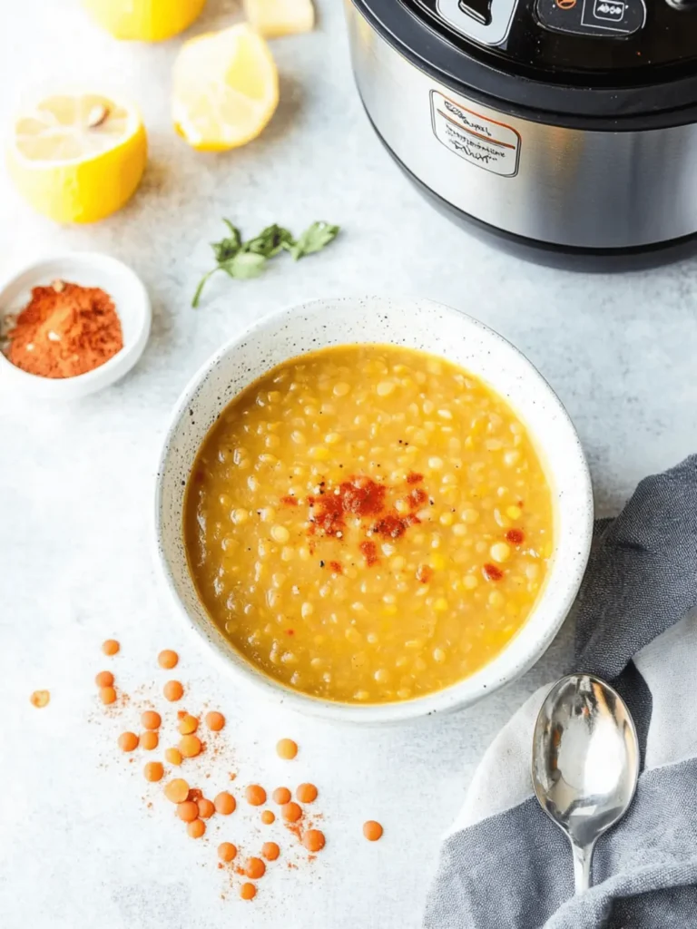 Delicious Lemon Lentil Soup: Quick Instant Pot or Stove Top 2 Lemon Lentil Soup (Instant Pot or Stove Top)