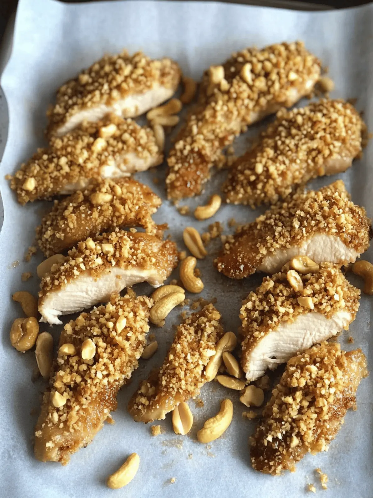 Whole 30 Cashew Crusted Chicken