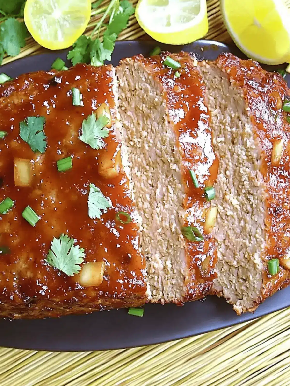 Spicy Thai Turkey Meatloaf