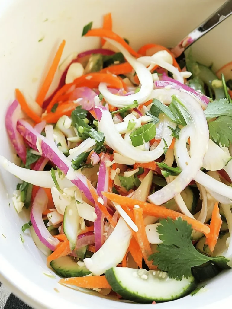 Khmer Pickled Vegetable Salad Recipe: Fresh, Tangy Delight! 4 Khmer Pickled Vegetable Salad Recipe: How to Make It