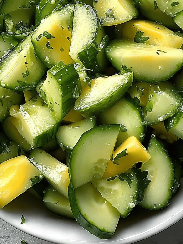 Refreshing Avocado-Cucumber Salad with a Zesty Twist to Love 2 Refreshing Avocado-Cucumber Salad with a Zesty Twist